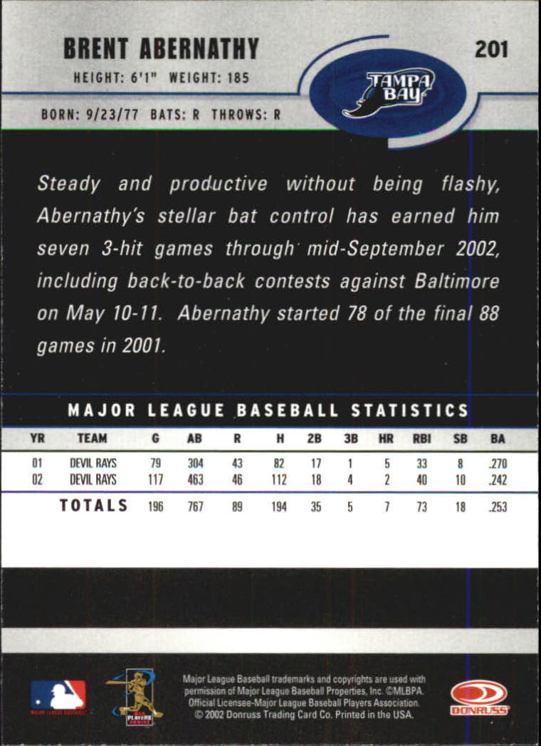 A1894- 2003 Donruss Baseball Karten 1-250 + Rookies -du Pick- 15 + Free US - Bild 383 von 481