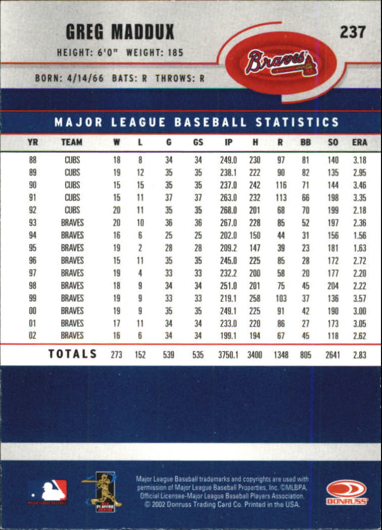 A1894- 2003 Donruss Baseball Karten 1-250 + Rookies -du Pick- 15 + Free US - Bild 455 von 481