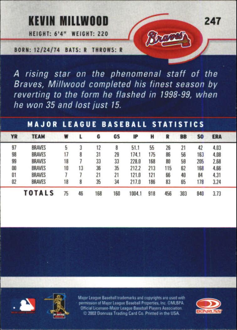 A1894- 2003 Donruss Baseball Karten 1-250 + Rookies -du Pick- 15 + Free US - Bild 475 von 481