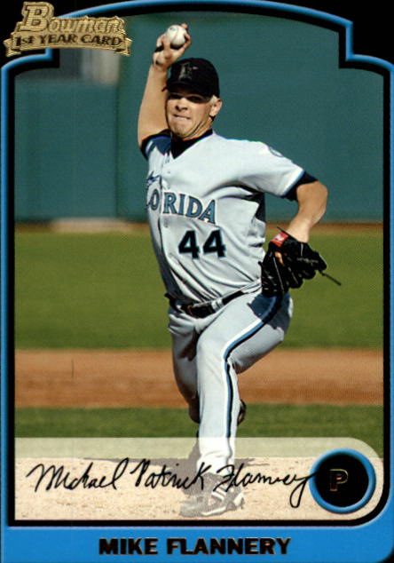 2003 Bowman #212 Mike Flannery RC
