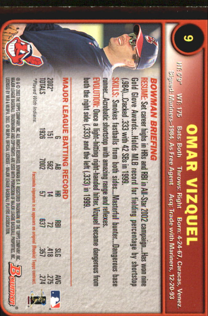 2003 Bowman Baseball "Gold" Parallel Cards - Picture 13 of 337