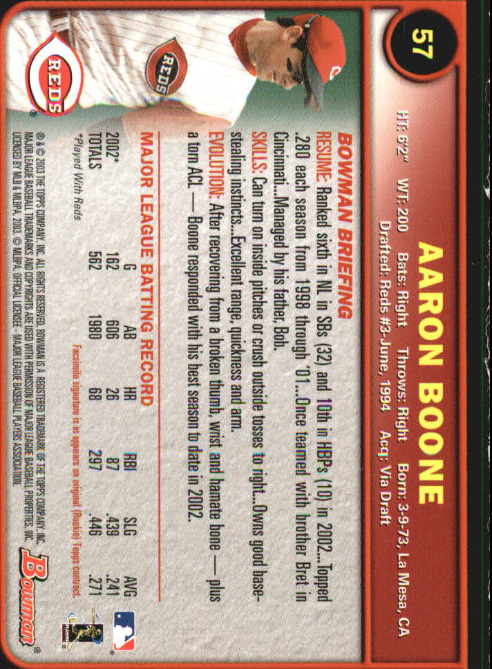 2003 Bowman Baseball "Gold" Parallel Cards - Picture 81 of 337