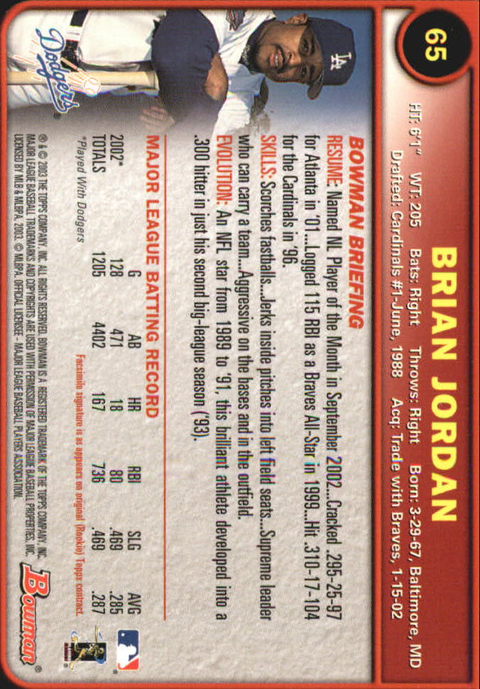 2003 Bowman Baseball "Gold" Parallel Cards - Picture 93 of 337