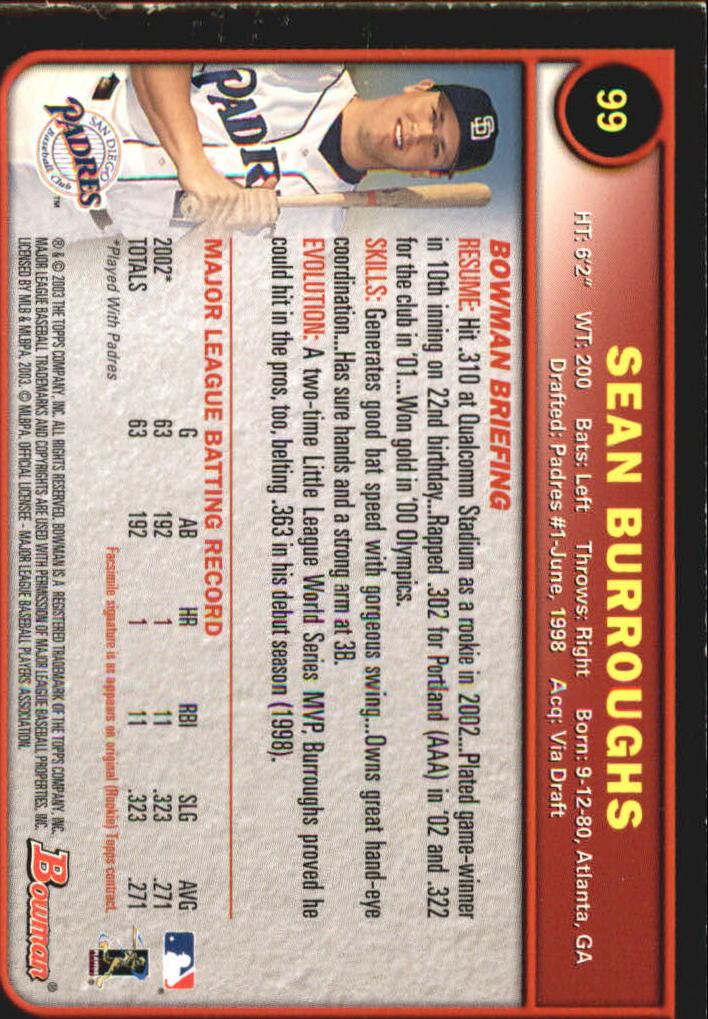 2003 Bowman Baseball "Gold" Parallel Cards - Picture 139 of 337