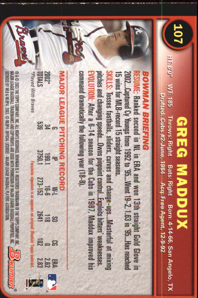 2003 Bowman Baseball "Gold" Parallel Cards - Picture 149 of 337