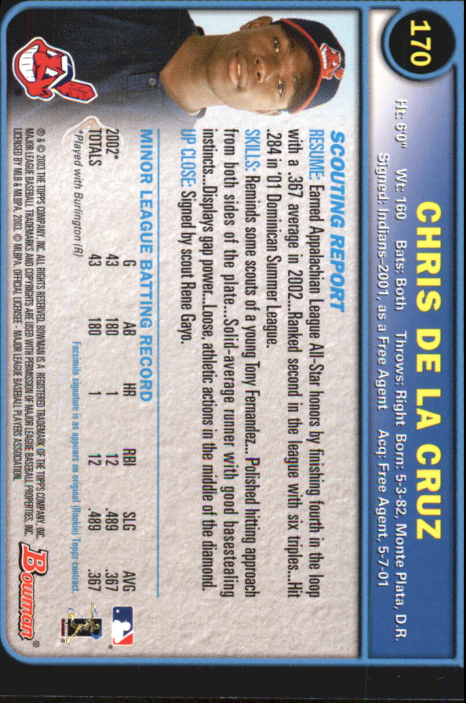 2003 Bowman Baseball "Gold" Parallel Cards - Picture 197 of 337