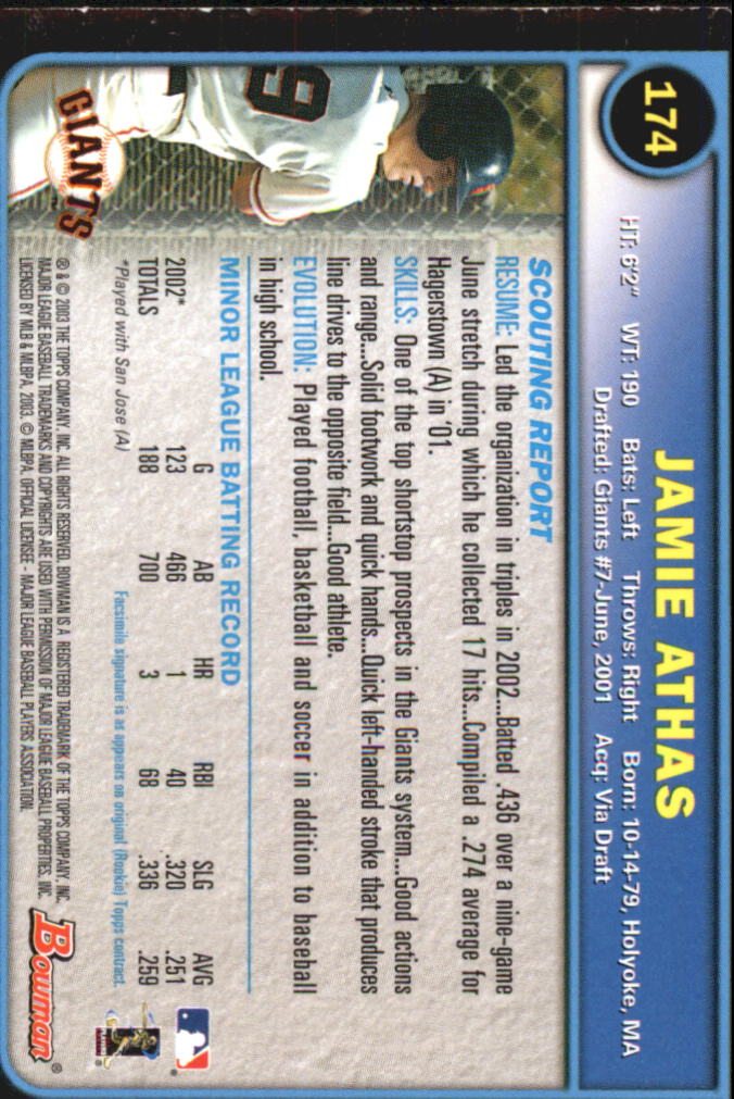 2003 Bowman Baseball "Gold" Parallel Cards - Picture 201 of 337