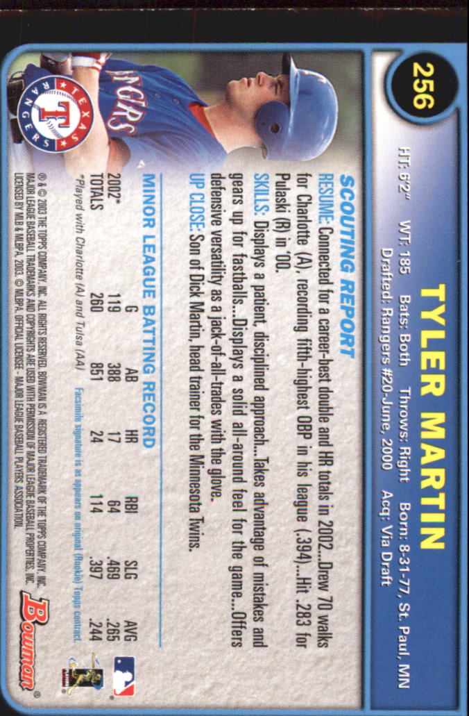 2003 Bowman Baseball "Gold" Parallel Cards - Picture 277 of 337