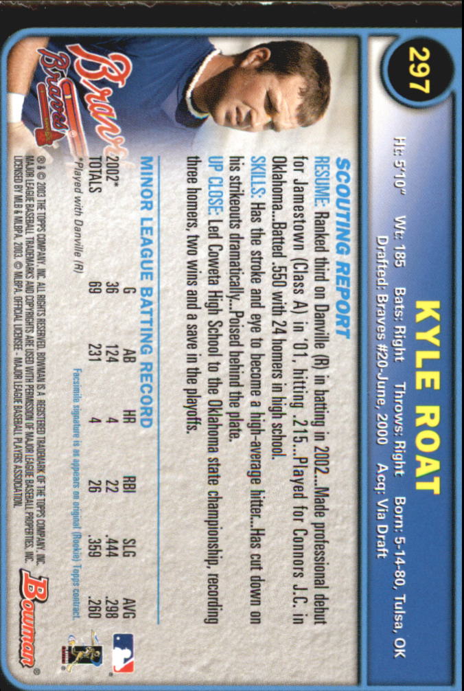 2003 Bowman Baseball "Gold" Parallel Cards - Picture 307 of 337