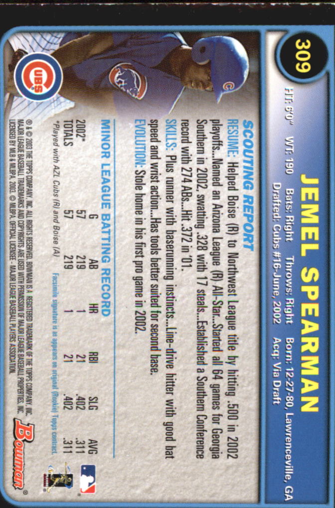 2003 Bowman Baseball "Gold" Parallel Cards - Picture 323 of 337
