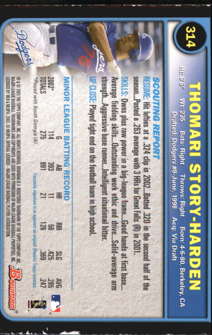 2003 Bowman Baseball "Gold" Parallel Cards - Picture 329 of 337