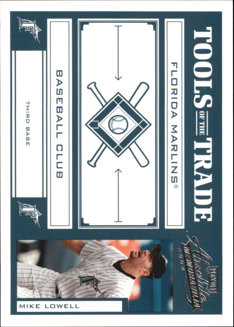 2004 Absolute Memorabilia Tools of the Trade Green #TT96 Mike Lowell