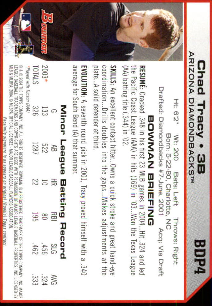 2004 Bowman Draft Baseball Card Pick (Base) - Picture 7 of 301