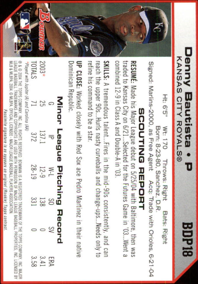 2004 Bowman Draft Baseball Card Pick (Base) - Picture 31 of 301