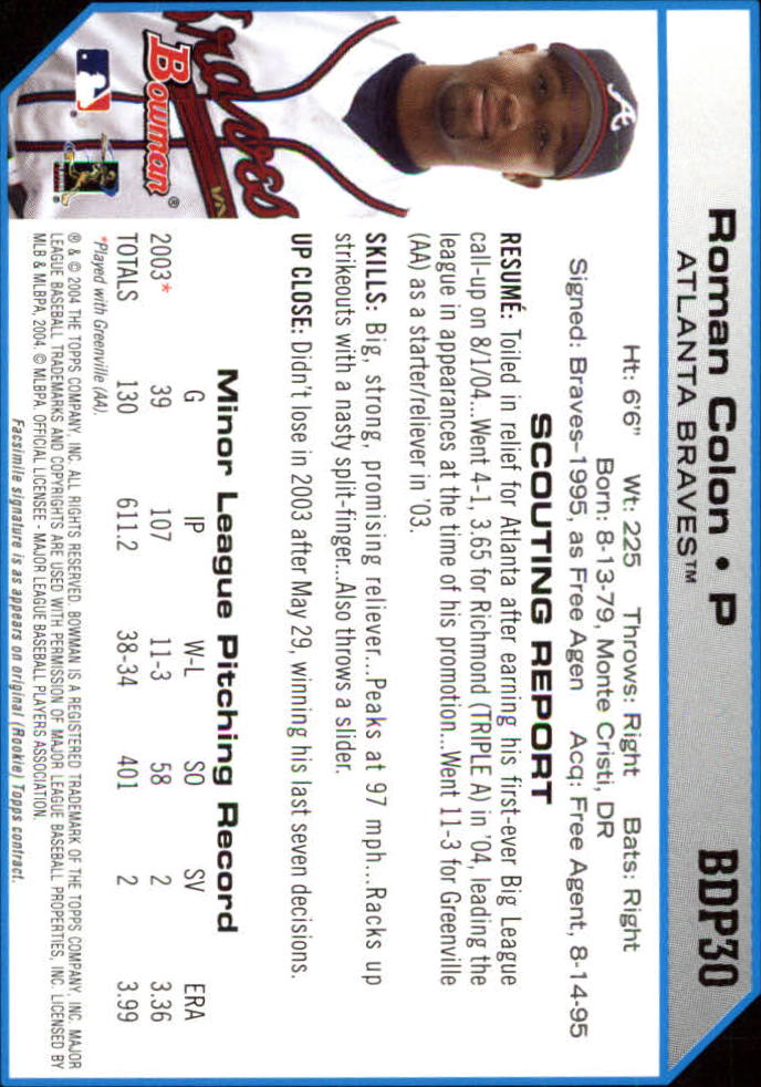 2004 Bowman Draft Baseball Card Pick (Base) - Picture 55 of 301
