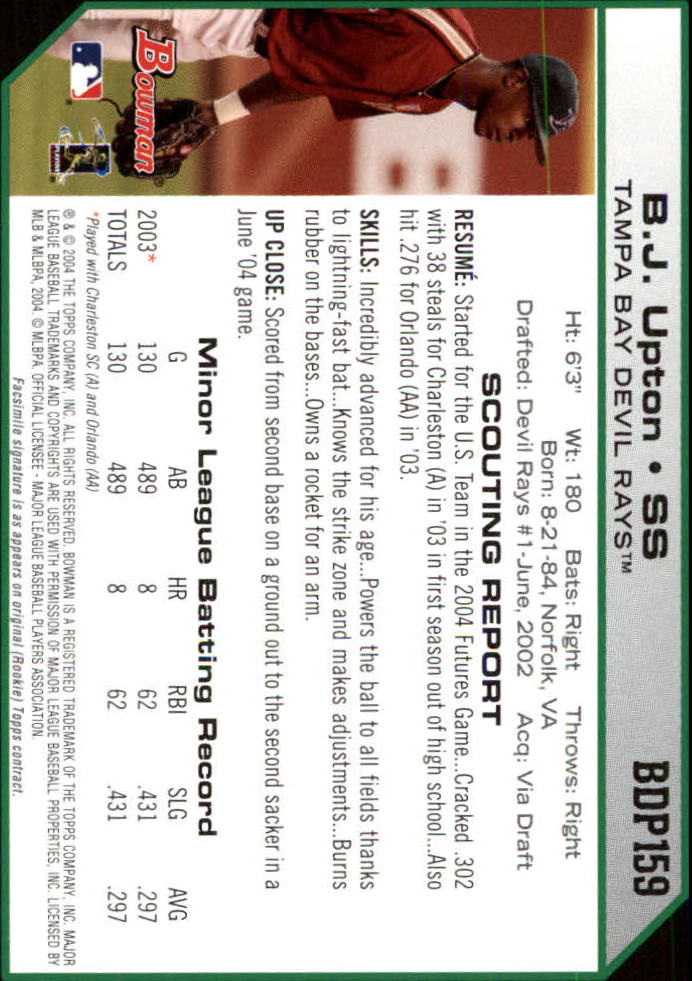 2004 Bowman Draft Baseball Card Pick (Base) - Picture 292 of 301