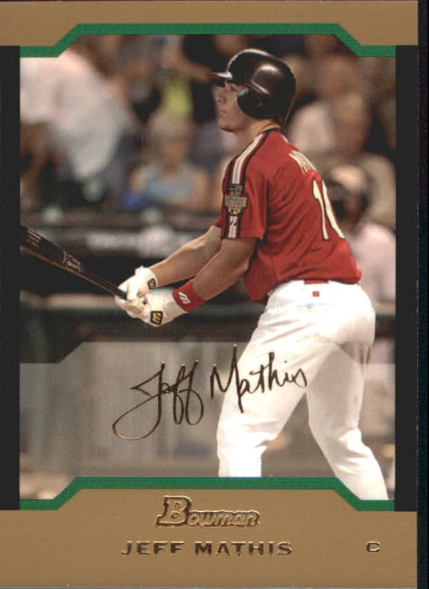 2004 Bowman Draft Gold #134 Jeff Mathis