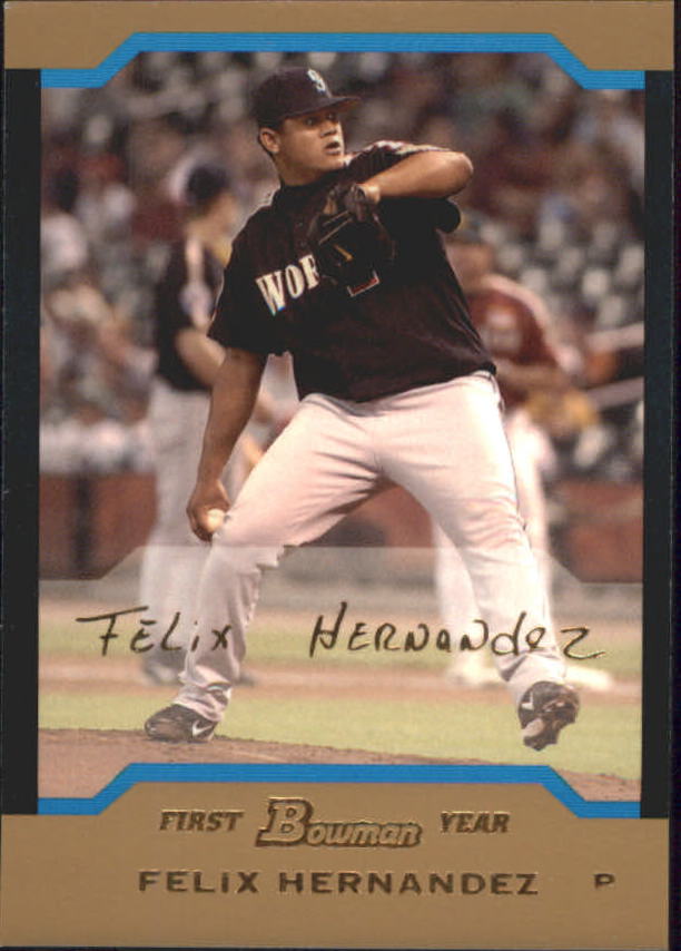 2004 Bowman Draft Gold #150 Felix Hernandez