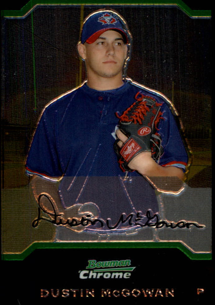 2004 Bowman Chrome #163 Dustin McGowan