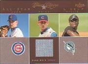 2004 Classic Clippings All-Star Lineup Swatch #MP M.Prior w/Wood-Willis