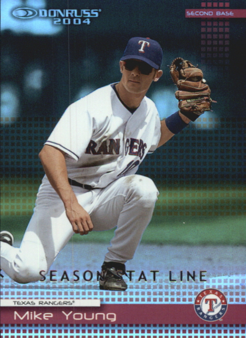 2004 Donruss Stat Line Season #204 Mike Young/106