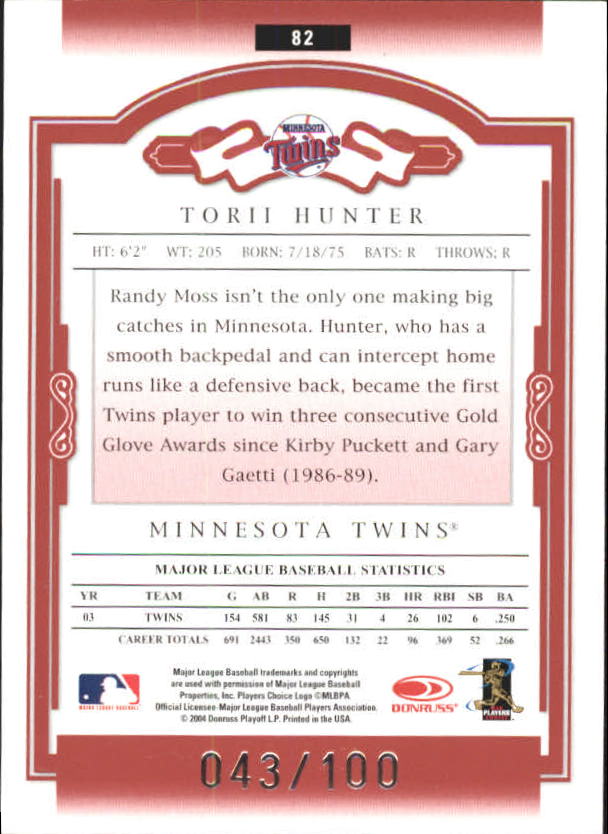 B6846- 2004 Donruss Classics BB #s 1-210 +Inserts -You Pick- 15+ FREE US SHIP - Picture 301 of 301
