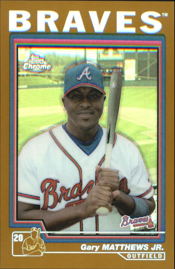 2004 Topps Chrome Gold Refractors #362 Gary Matthews Jr.