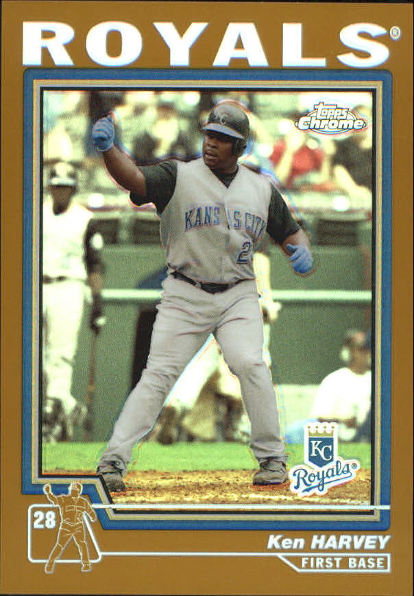 2004 Topps Chrome Gold Refractors #462 Ken Harvey