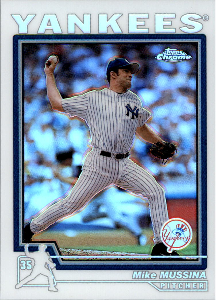 2004 Topps Chrome Refractors #27 Mike Mussina