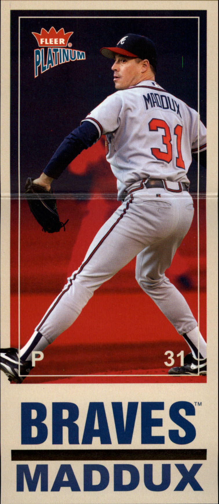 2004 Fleer Platinum Big Signs #9 Greg Maddux