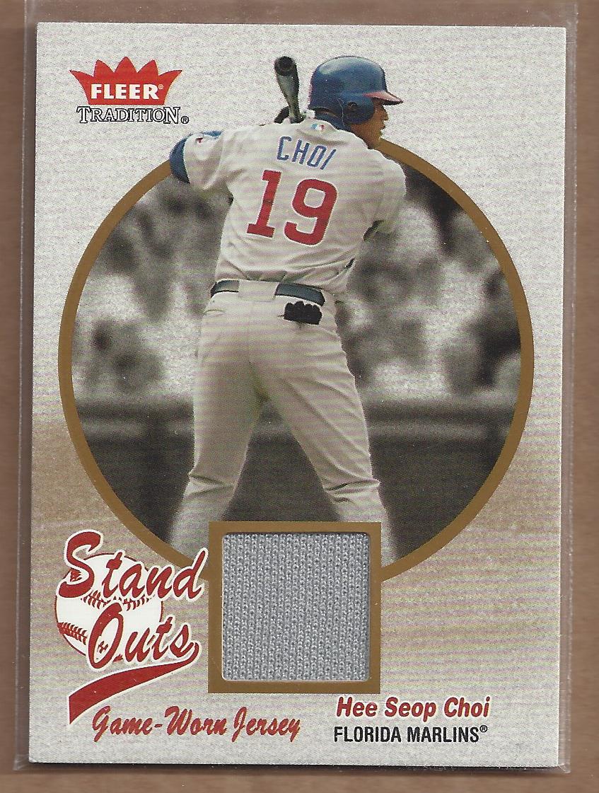 2004 Fleer Tradition Stand Outs Game Used #HC Hee Seop Choi Jsy