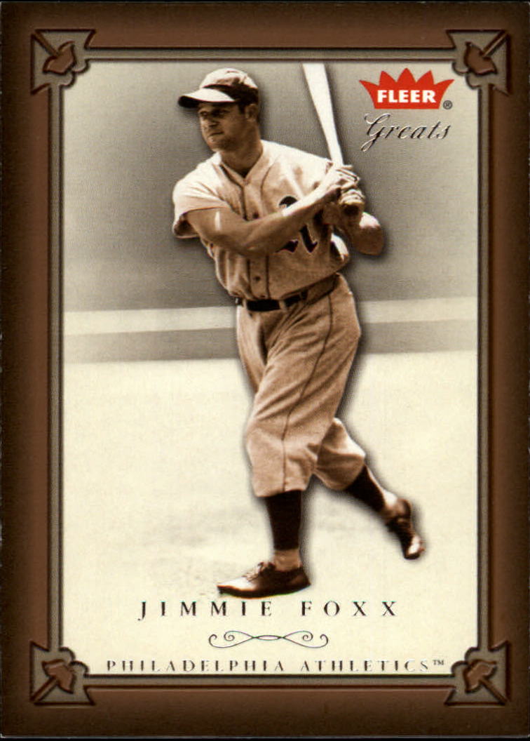 2004 Greats of the Game #4 Jimmie Foxx