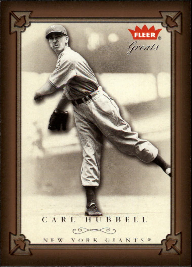 2004 Greats of the Game #11 Carl Hubbell