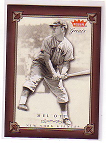 2004 Greats of the Game #13 Mel Ott