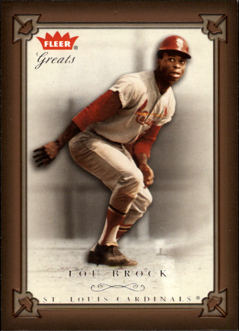 2004 Greats of the Game #25 Lou Brock