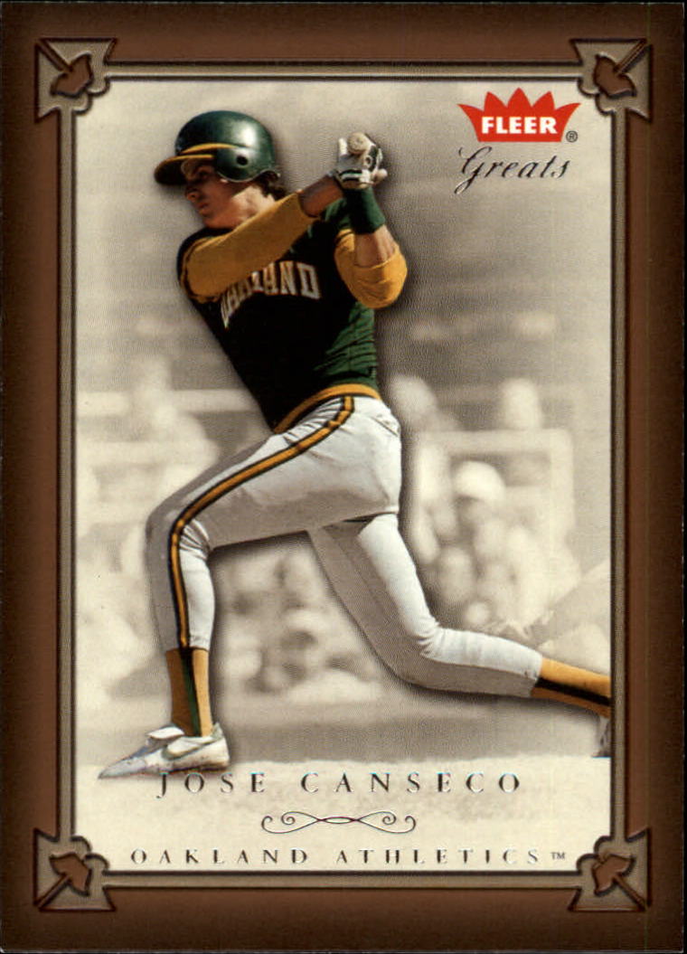 2004 Greats of the Game #33 Jose Canseco