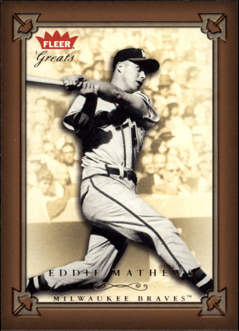 2004 Greats of the Game #131 Eddie Mathews