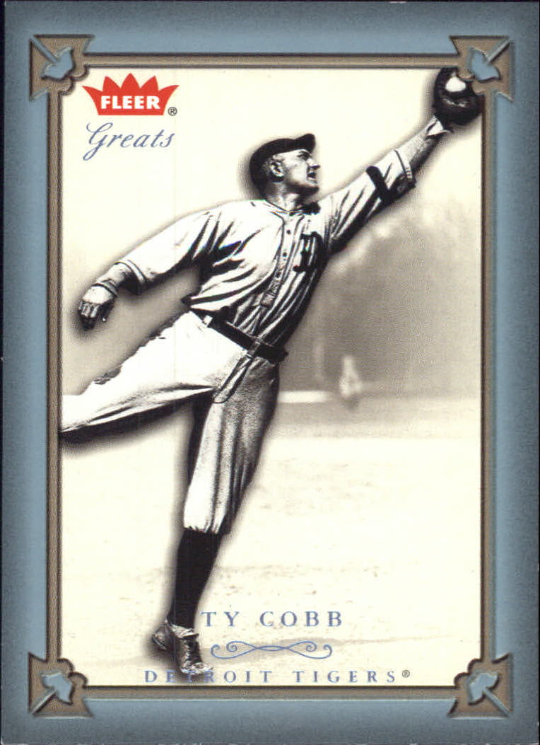 2004 Greats of the Game Blue #2 Ty Cobb
