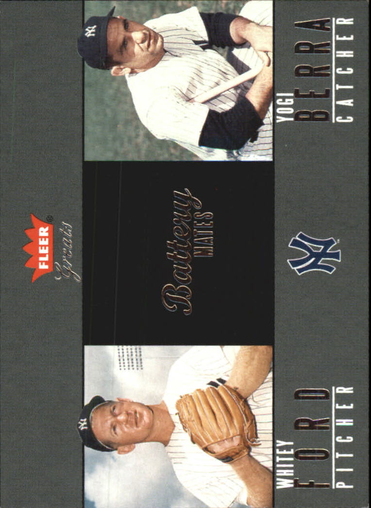 2004 Greats of the Game Battery Mates #4 W.Ford/Y.Berra/1956