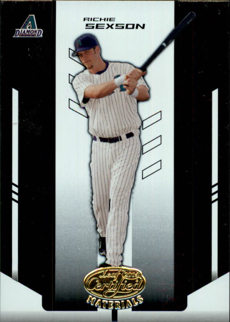 2004 Leaf Certified Materials #160 Richie Sexson