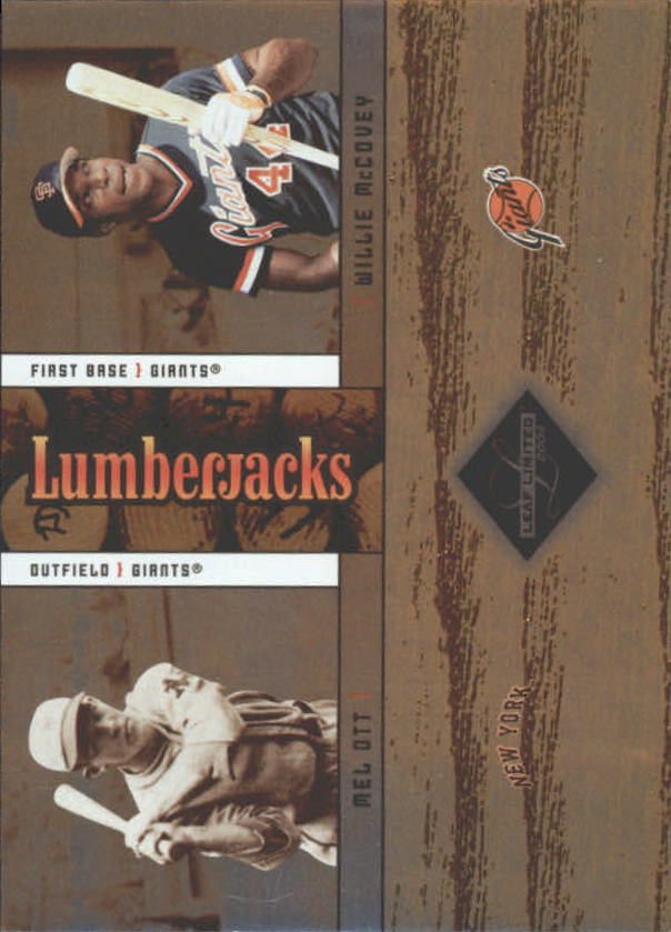 2004 Leaf Limited Lumberjacks #50 M.Ott/W.McCovey