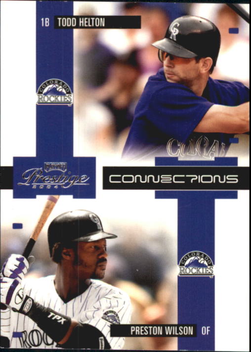 2004 Playoff Prestige Connections #19 T.Helton/P.Wilson