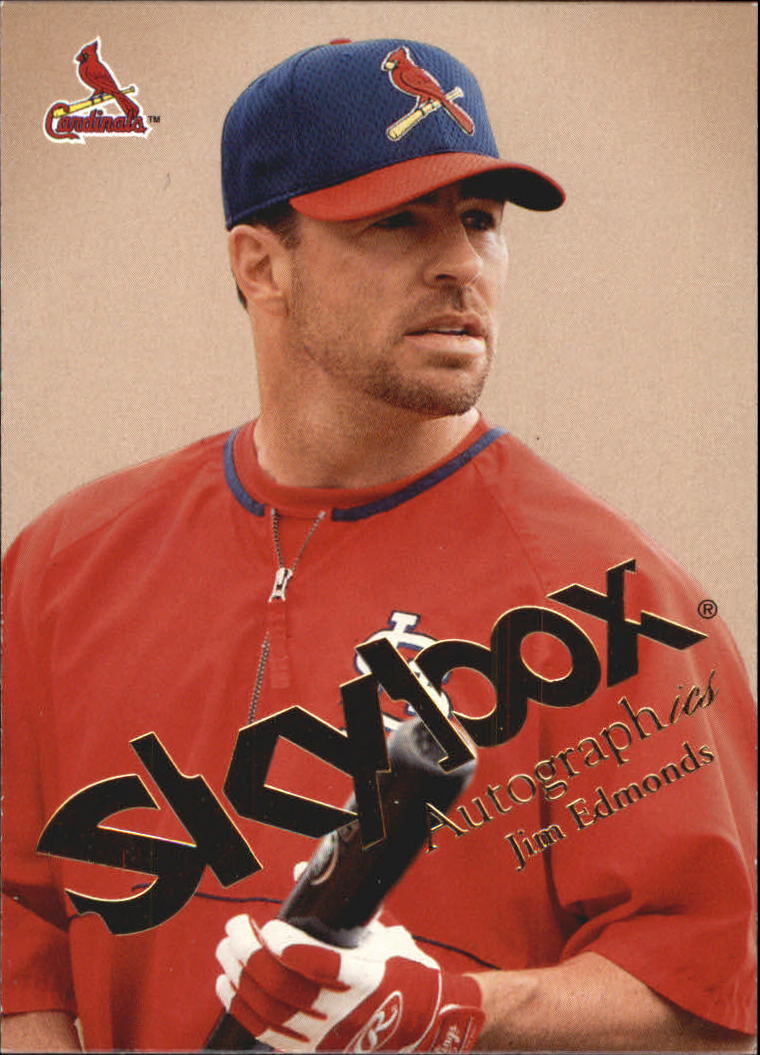 2004 SkyBox Autographics #35 Jim Edmonds