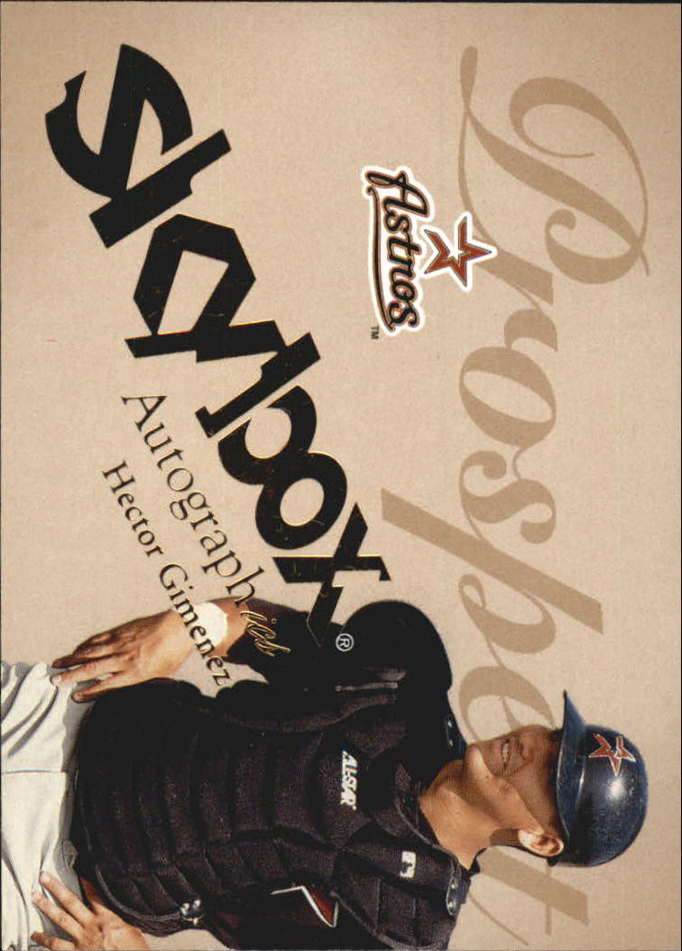 2004 SkyBox Autographics Baseball Card Pick