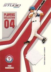 2004 Studio Players Collection Jersey #38 Ivan Rodriguez Rgr