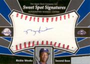 2004 Sweet Spot Signatures #SSWE Rickie Weeks T4