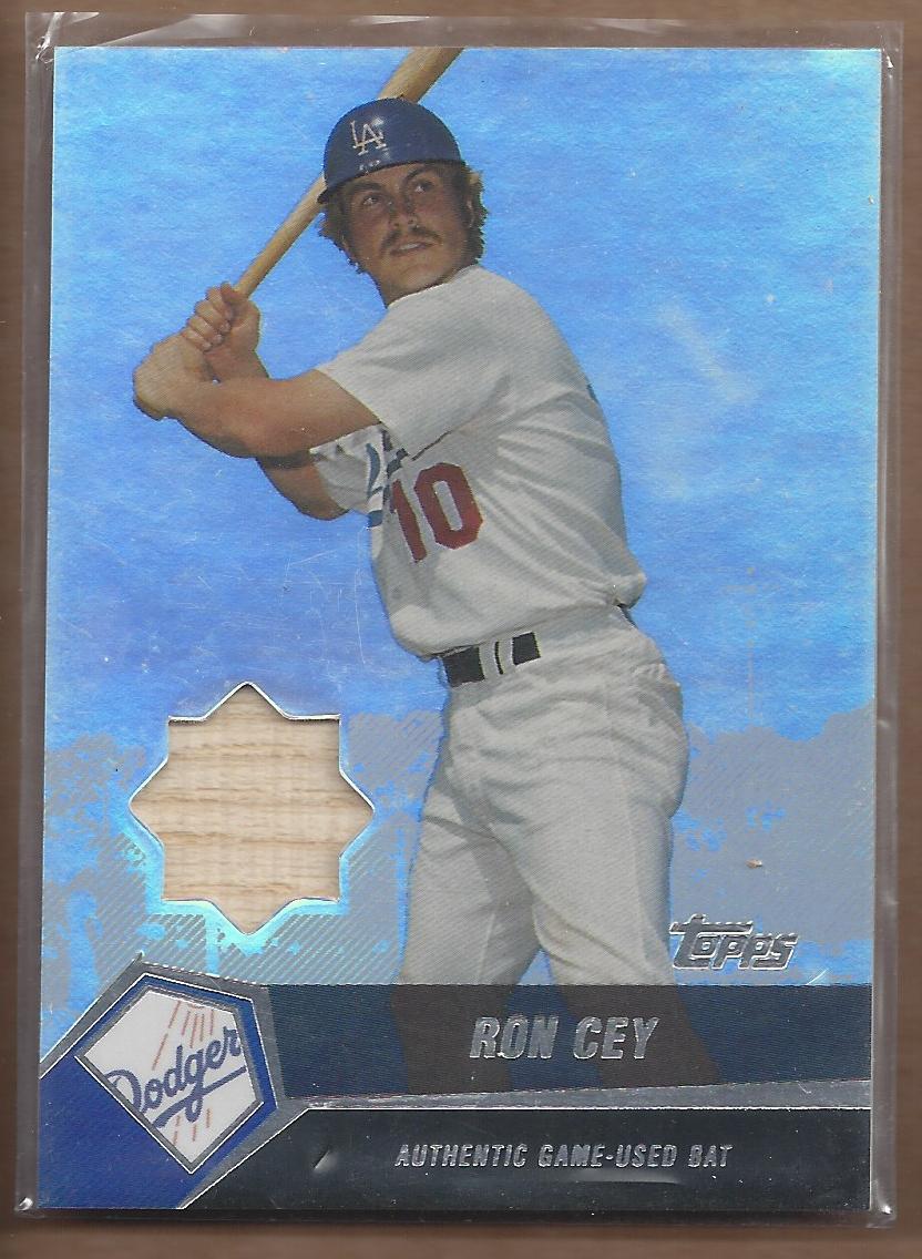 2004 Topps Clubhouse Relics #RCE Ron Cey Bat B