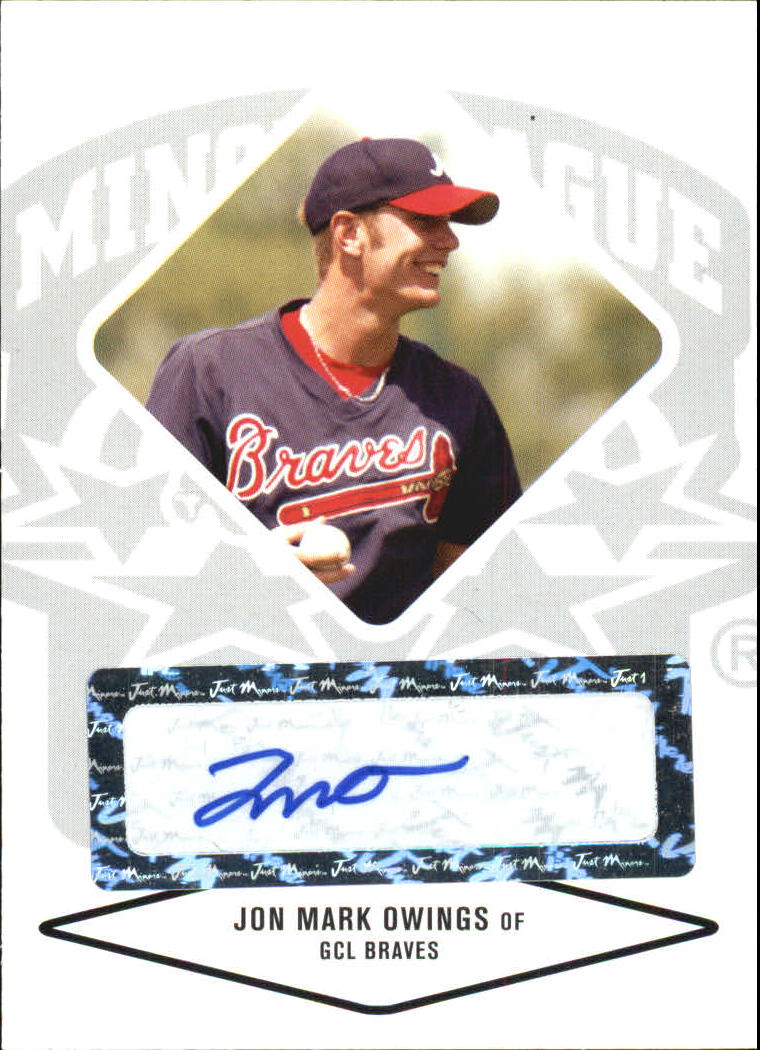 2004 Justifiable Autographs #59 Jon Mark Owings/325 *