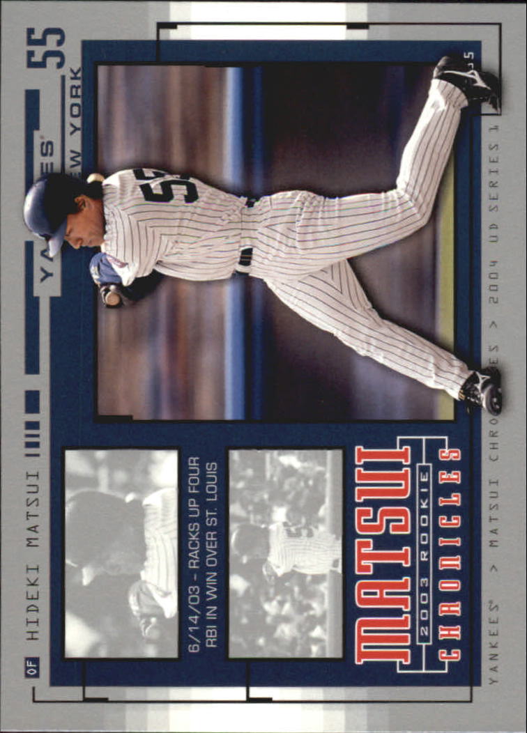 2004 Upper Deck Matsui Chronicles #HM28 Hideki Matsui 6/17/03 - NM-MT