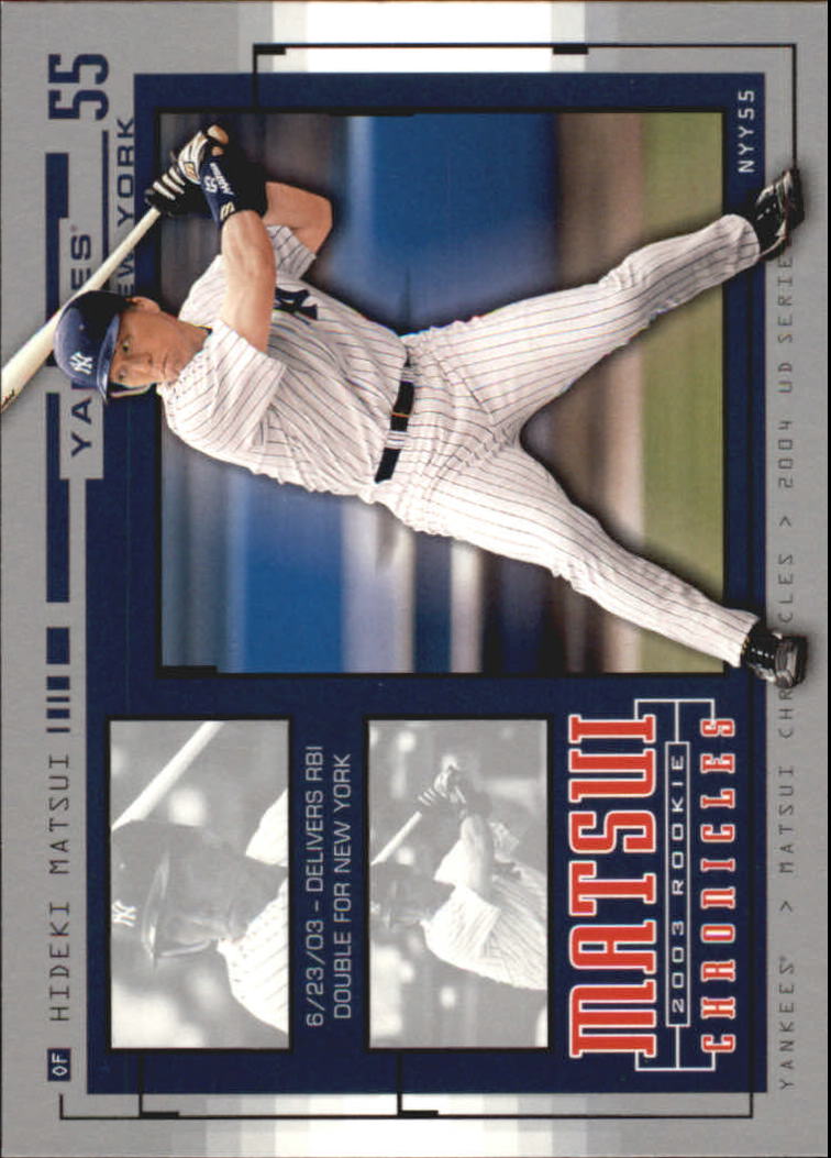 2004 Upper Deck Hideki Matsui Chronicles #HM 33 New York Yankees